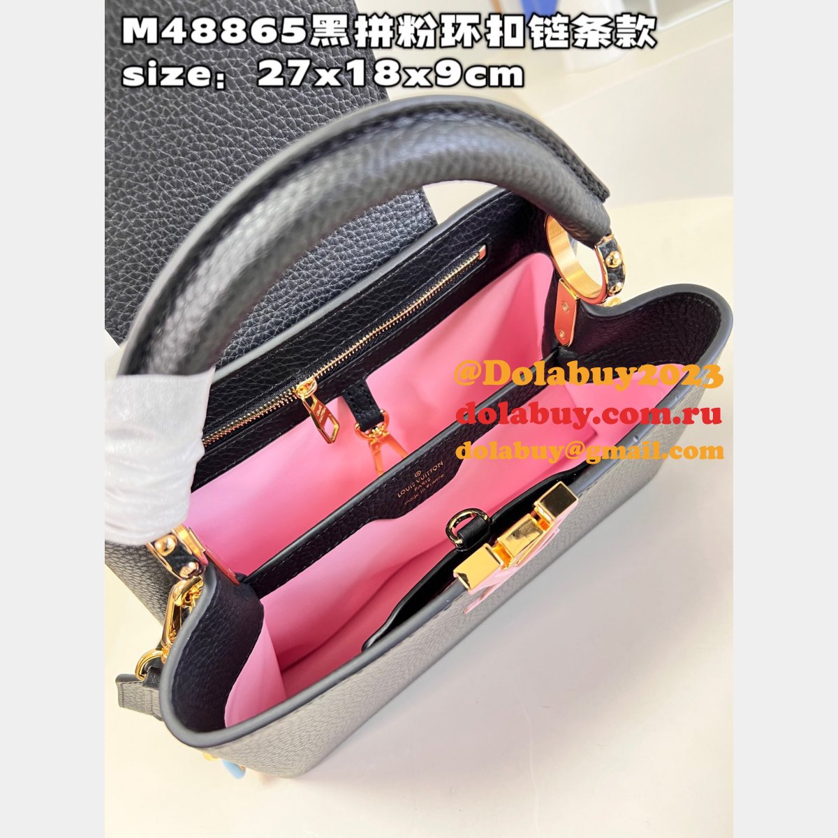 Capucines Louis Vuitton High Quality Fake M48865 Handbag