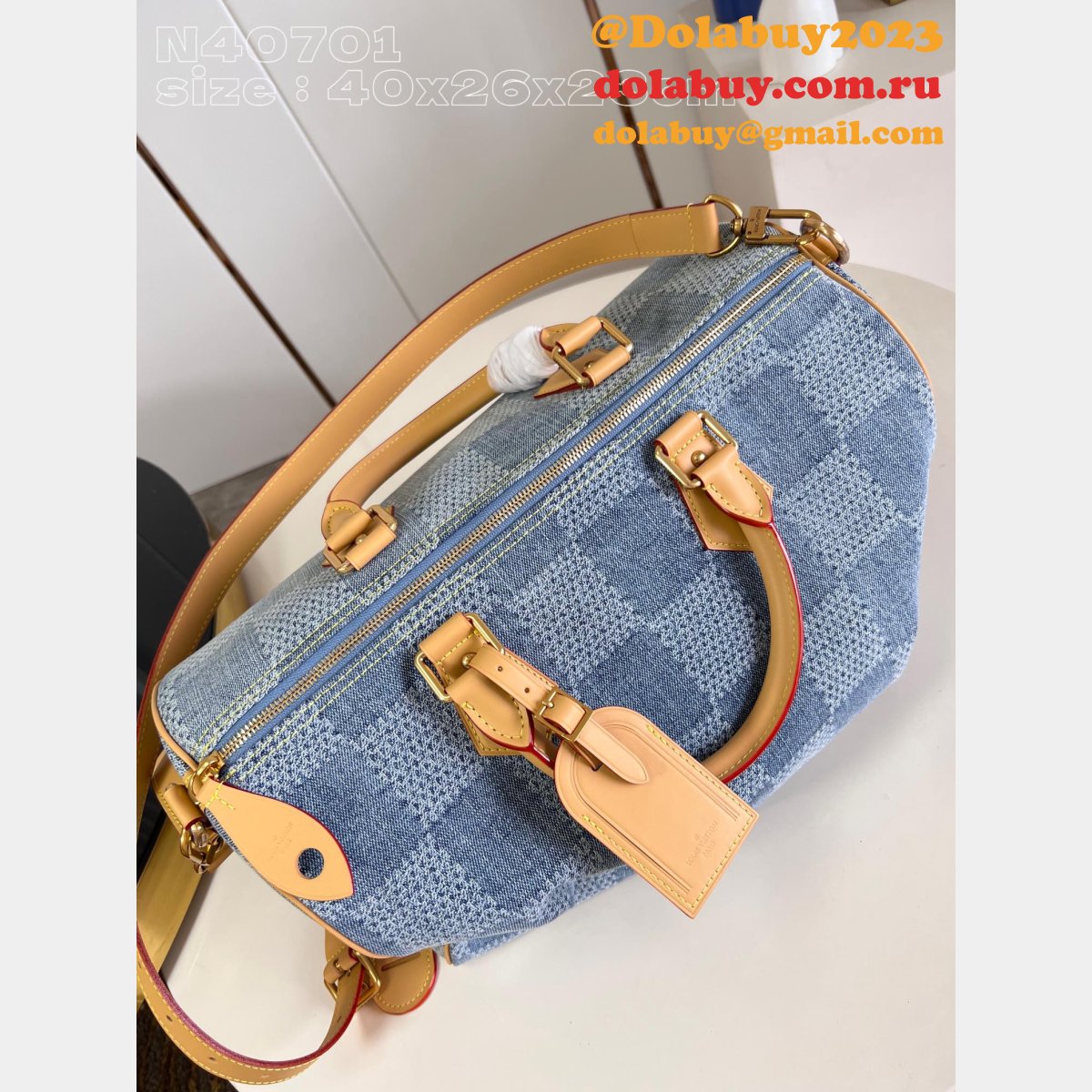 1:1 Best Speedy 40 Bandoulière Damier Luxury Fake Men Louis Vuitton Bag