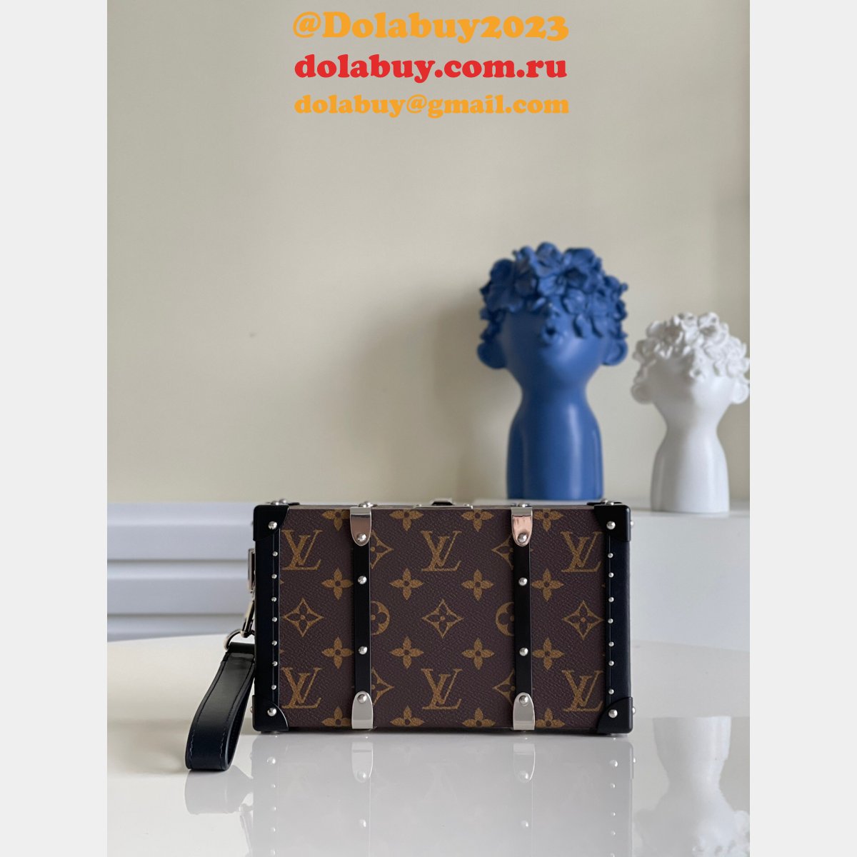 High Quality Replica Louis Vuitton Wallet Trunk Monogram Macassar M20250/M20249 Bags