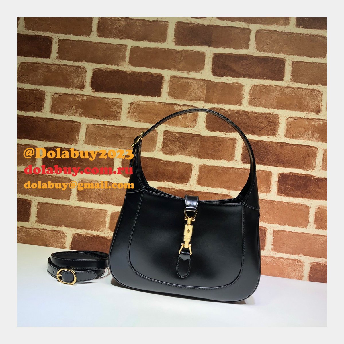Designer Replica Gucci Jackie 1961 Hobo Bag 636709 Leather