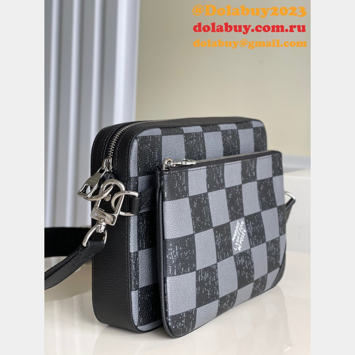 Best High Quality Replica LV Trio Messenger Other Leathers N80401 Black Bags
