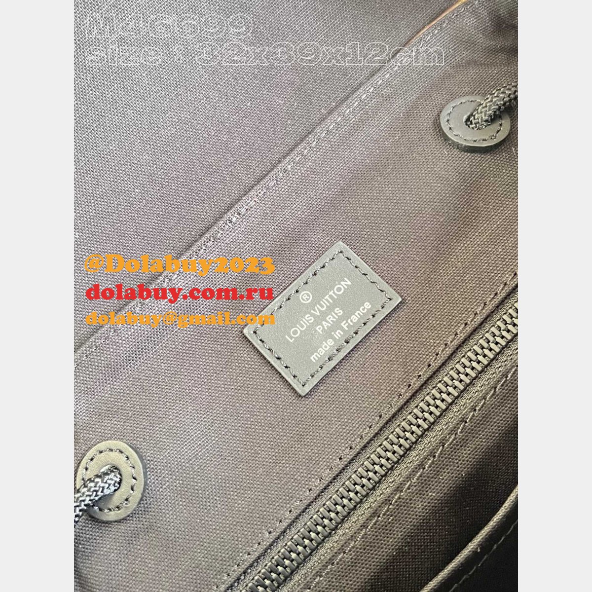 Christopher M46699 Monogram Macassar Canvas Fake Louis Vuitton Bag