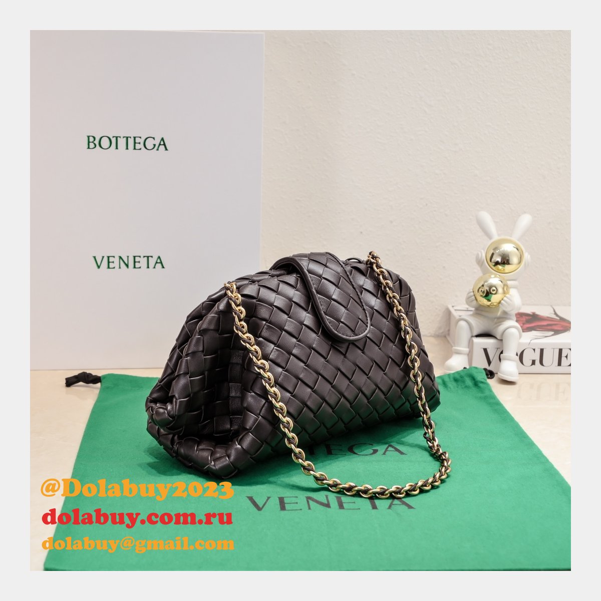 Top Quality Bottega Veneta Teen Lauren 1980 With Chain