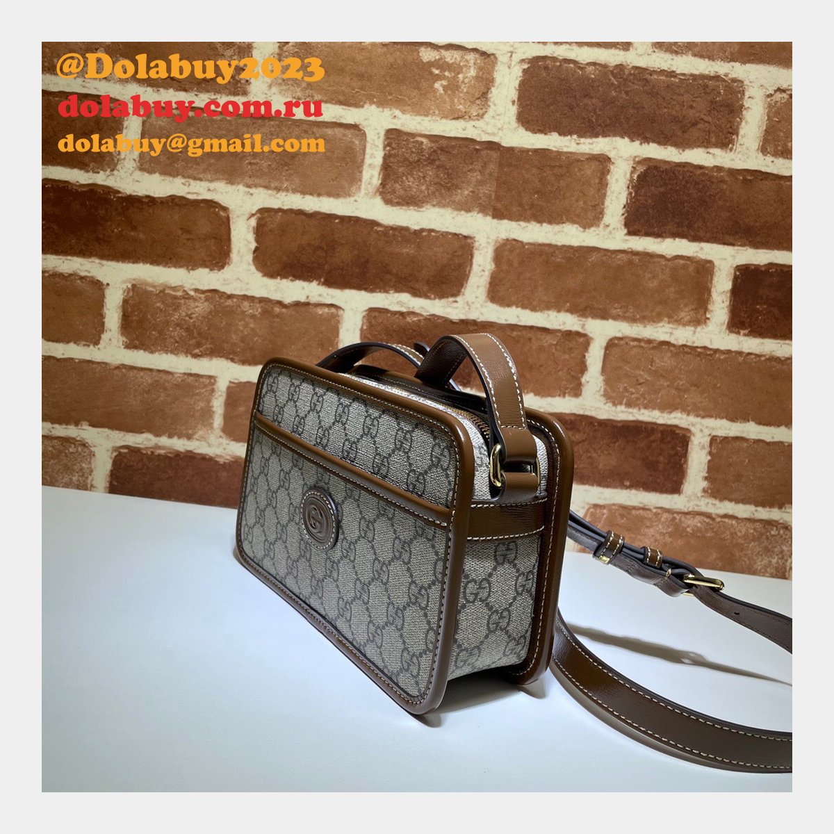 G*u*i best 658572 mini bag with interlocking g designer