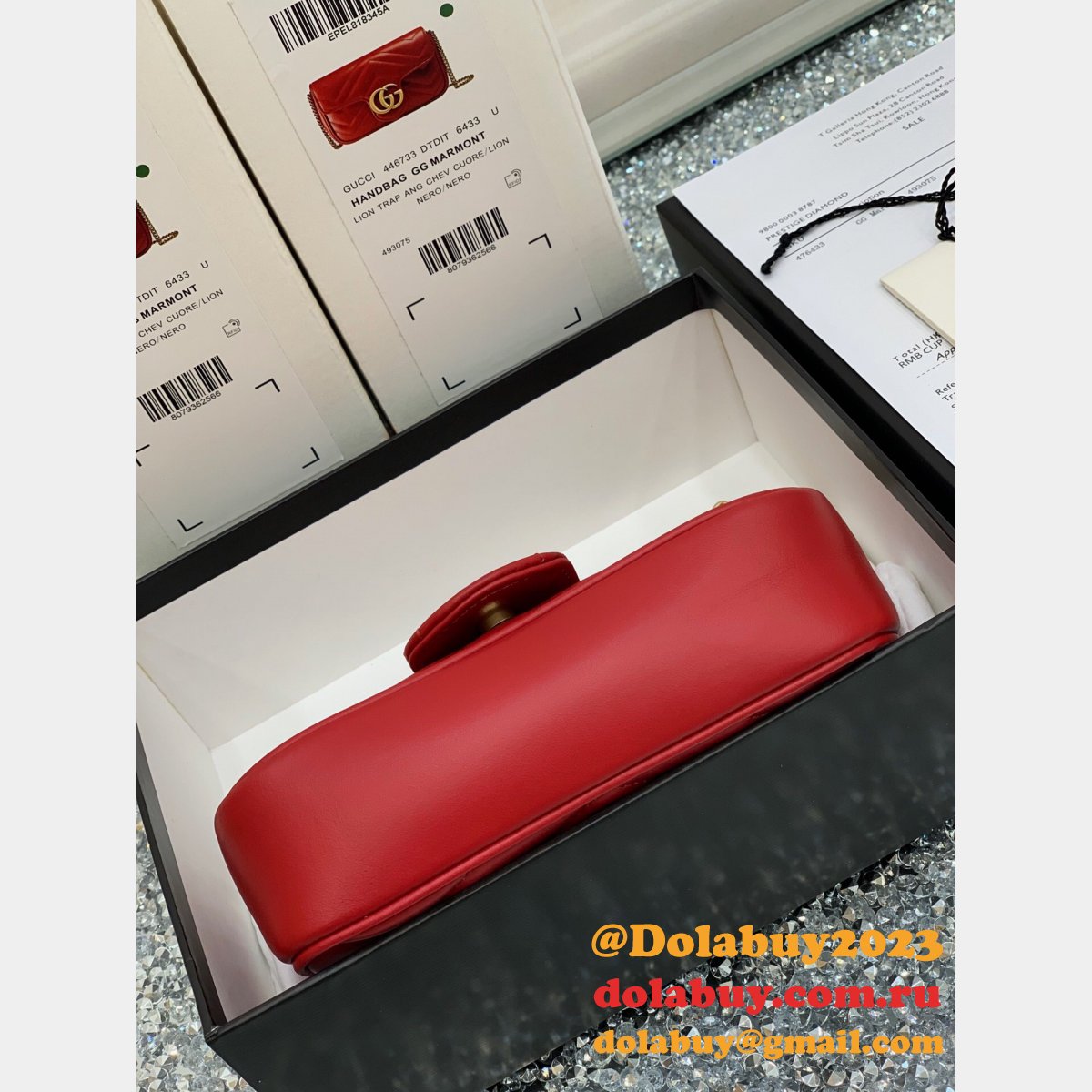 G*u*i wholesale gg marmont mini chain shoulder 476433 bag