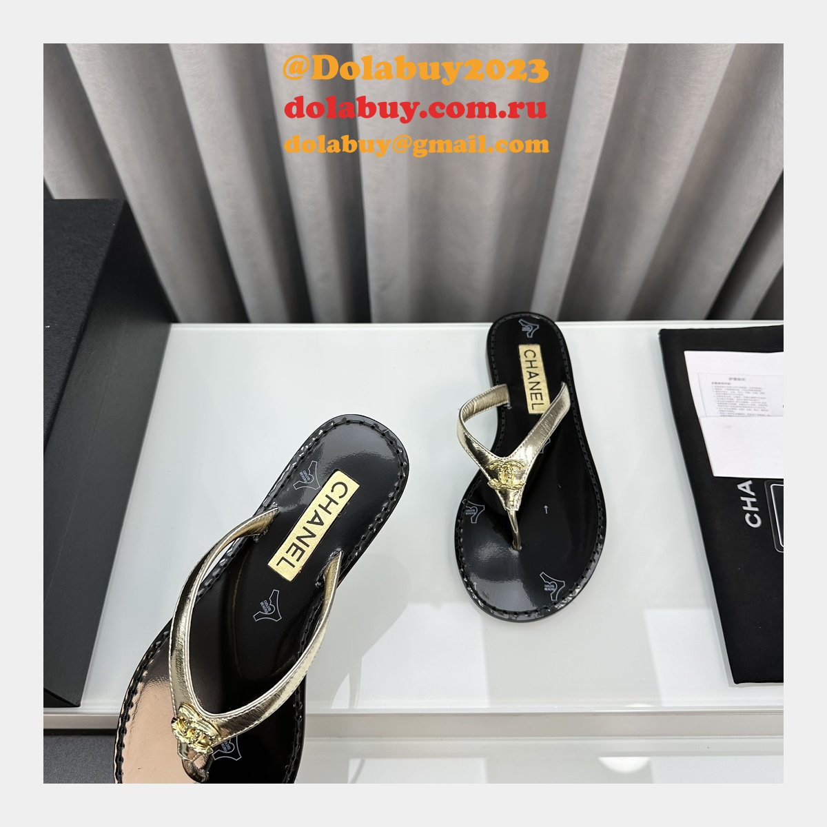 Perfect Sandals Street Replica Plain Leather Flip Flops Shoes