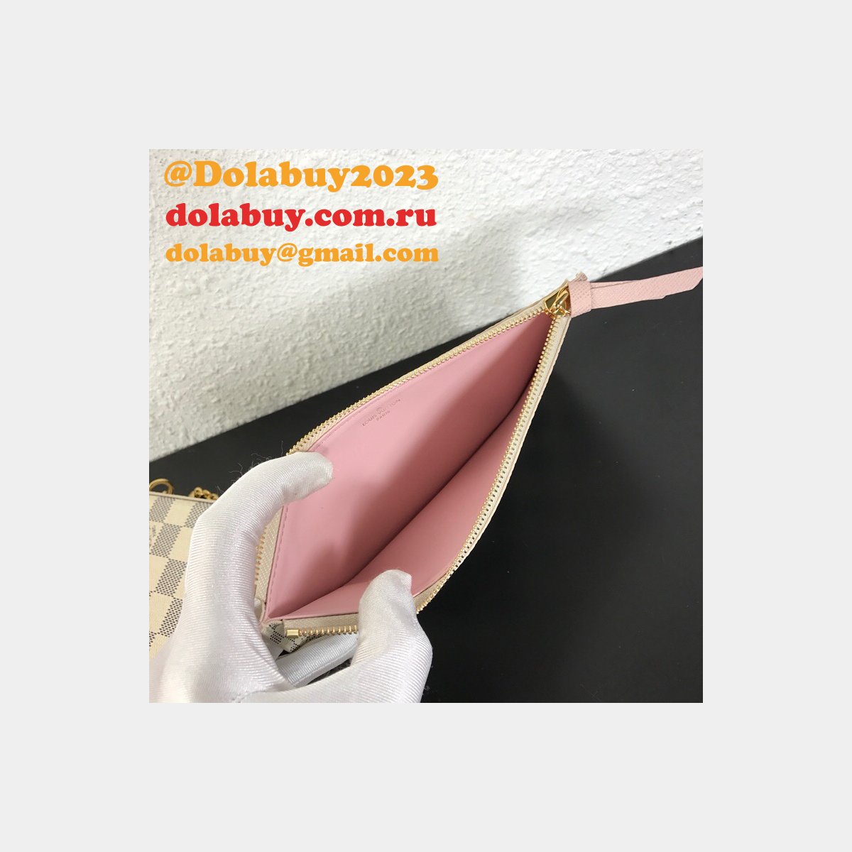 AAA+ Louis Vuitton Knockoff Monogram Canvas Felicie Chain M61276