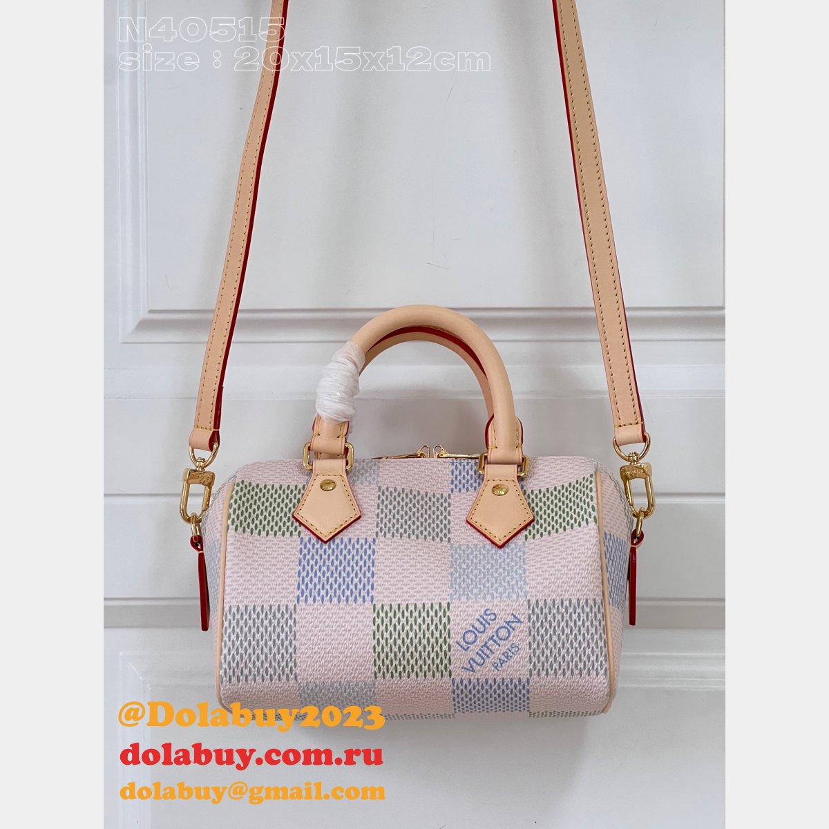 Speedy Bandoulière 20 Other Damier Canvas N40515 Fake LV Bag