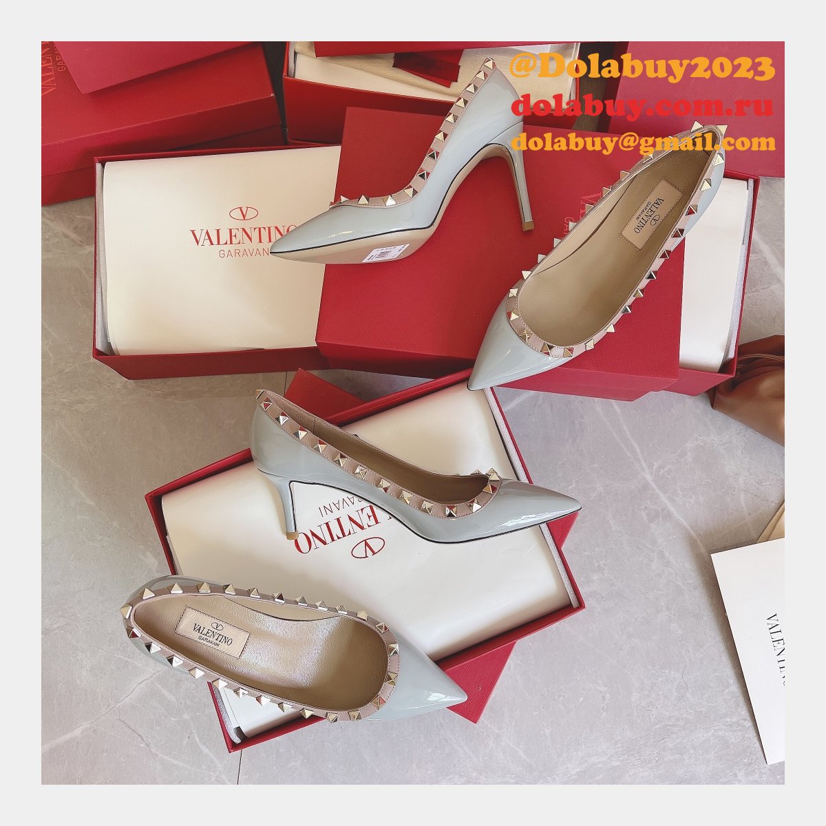 How Every Designer Fake Valentino Rockstud Pumps