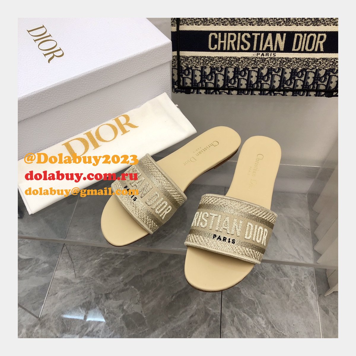 Buy Dior Sell online Best Quality Replica Sandals Shoes