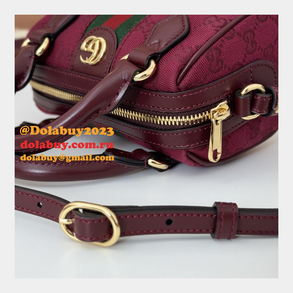 Gucci Knockoff 781490 Ophidia Super Ebony Supreme Bag