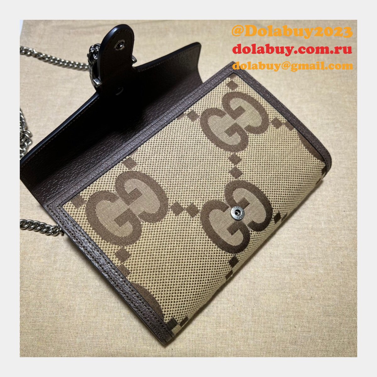 Perfect Gucci UK 401231 Dionysus Chain wallet Shoulder Fake Bag