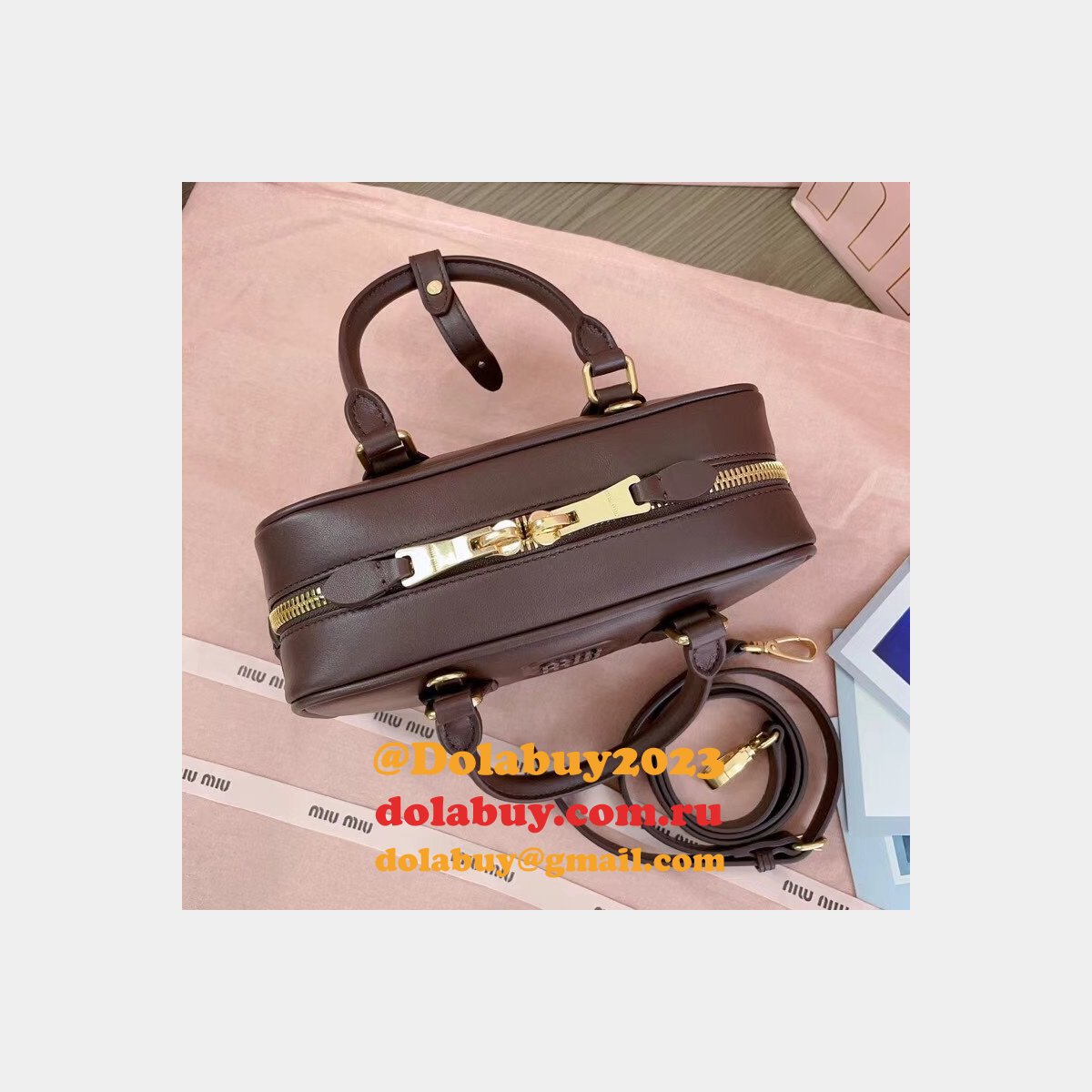 Wholesale Miu Miu Arcadie Leather Bag 5BB142