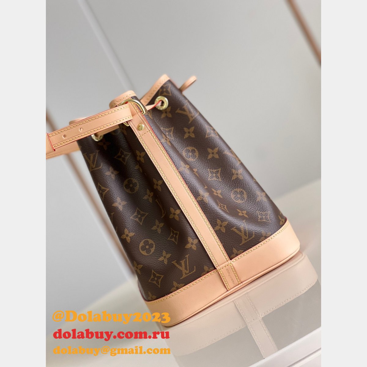 Louis Vuitton Fake M40818 Petit Noé Monogram Luxury Brown