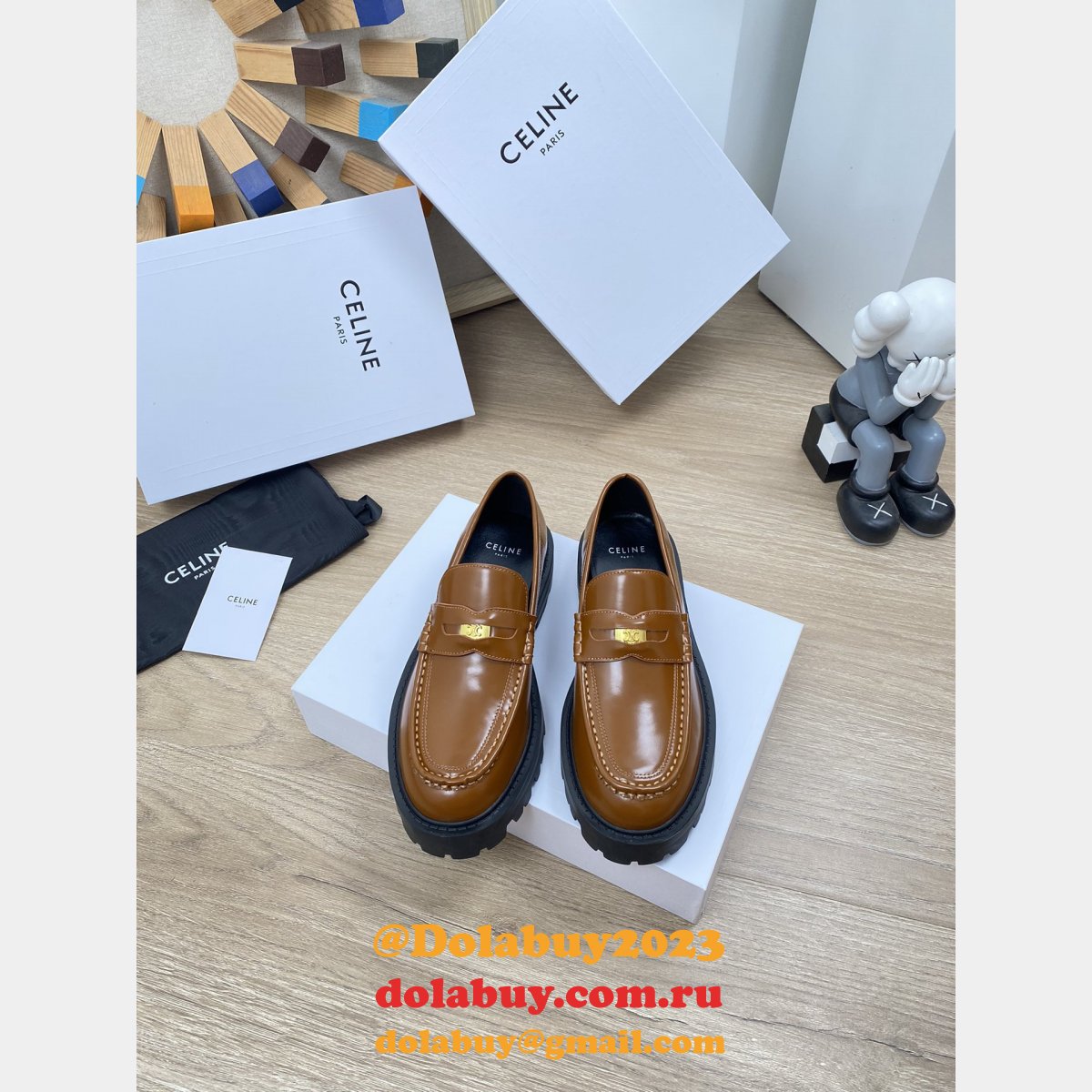 Luxury Top Quality Celine loafer shoes