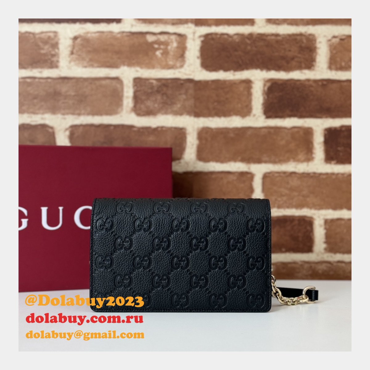 1:1 Mirror Gucci GG Emblem Super 818705 Shoulder Inspired Bag