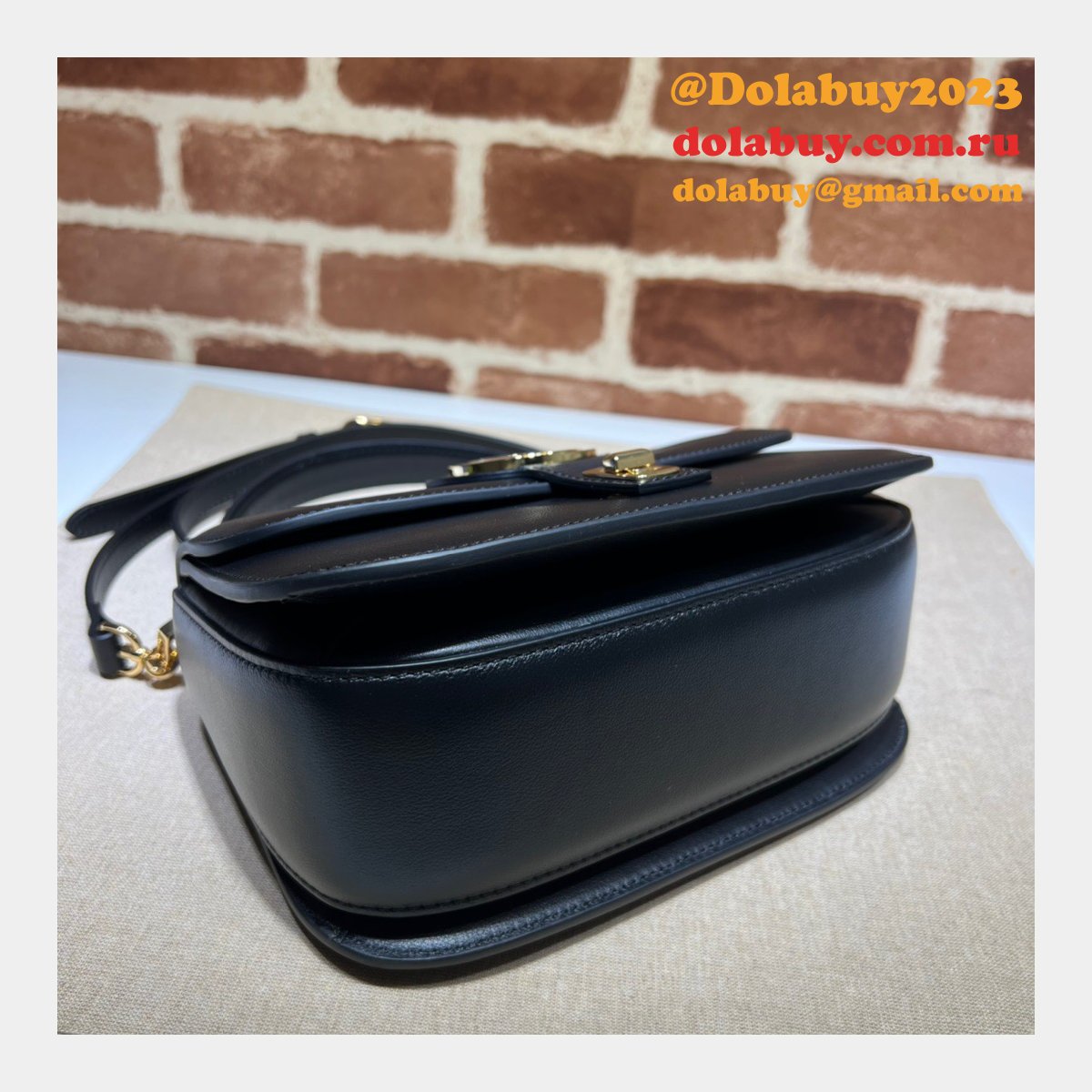 high quality G*u*i blondie top-handle 735101 designer bag