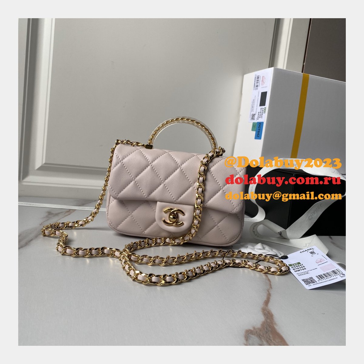 Copy Flap Top Handle AS4847/AS4848 1:1 Mirror Bag