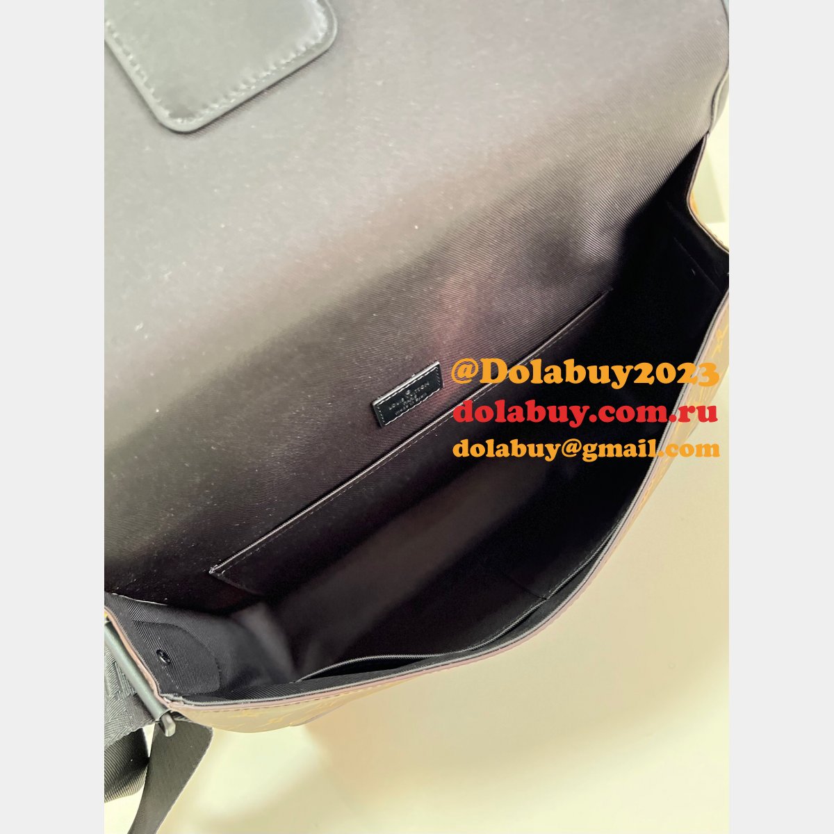 Louis Vuitton Replica Archy Messenger M46328 Bag Monogram Macassar Canvas