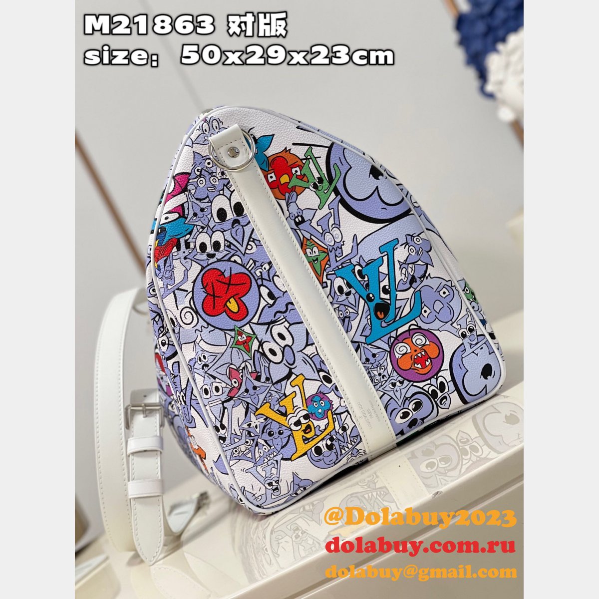 Wholesale Louis Vuitton Travel Keepall Bandoulière 50 Monogram