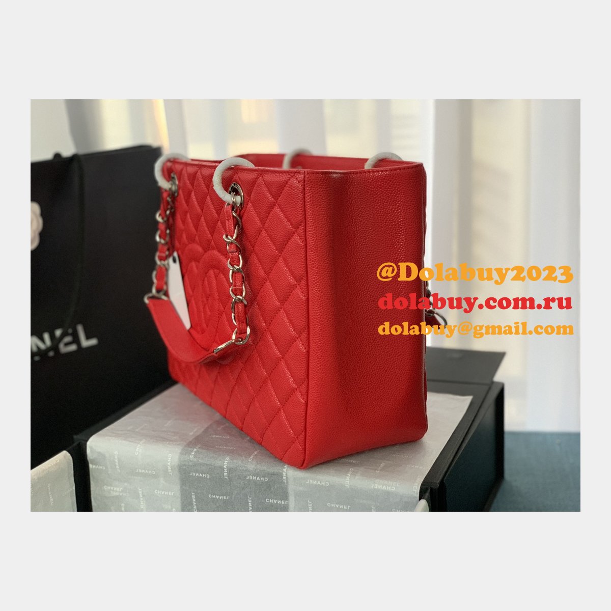 Best classic CC 50995 shopping bag CAVIAR leather