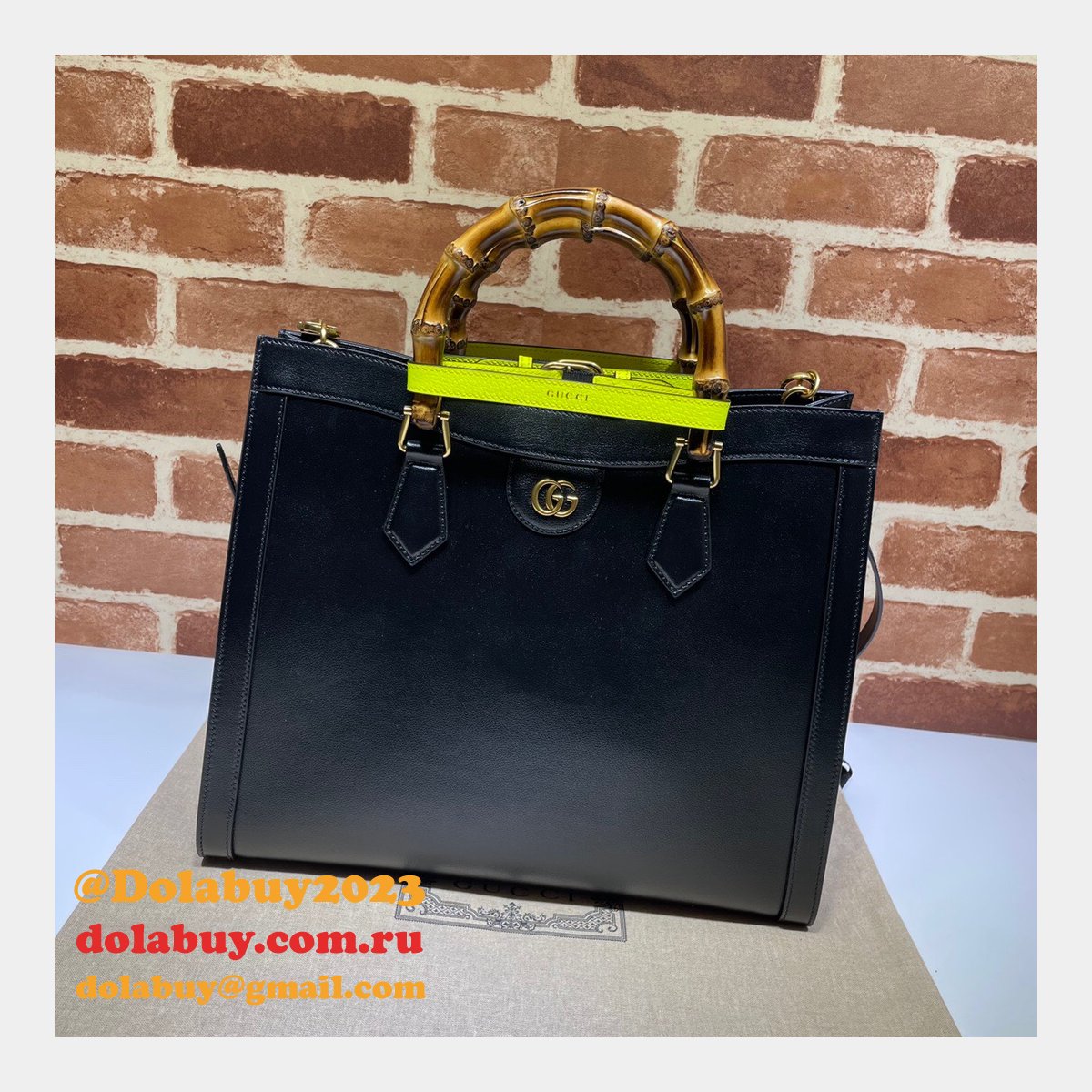 Gucci Best Quality Designer Replica Diana medium tote leather bag
