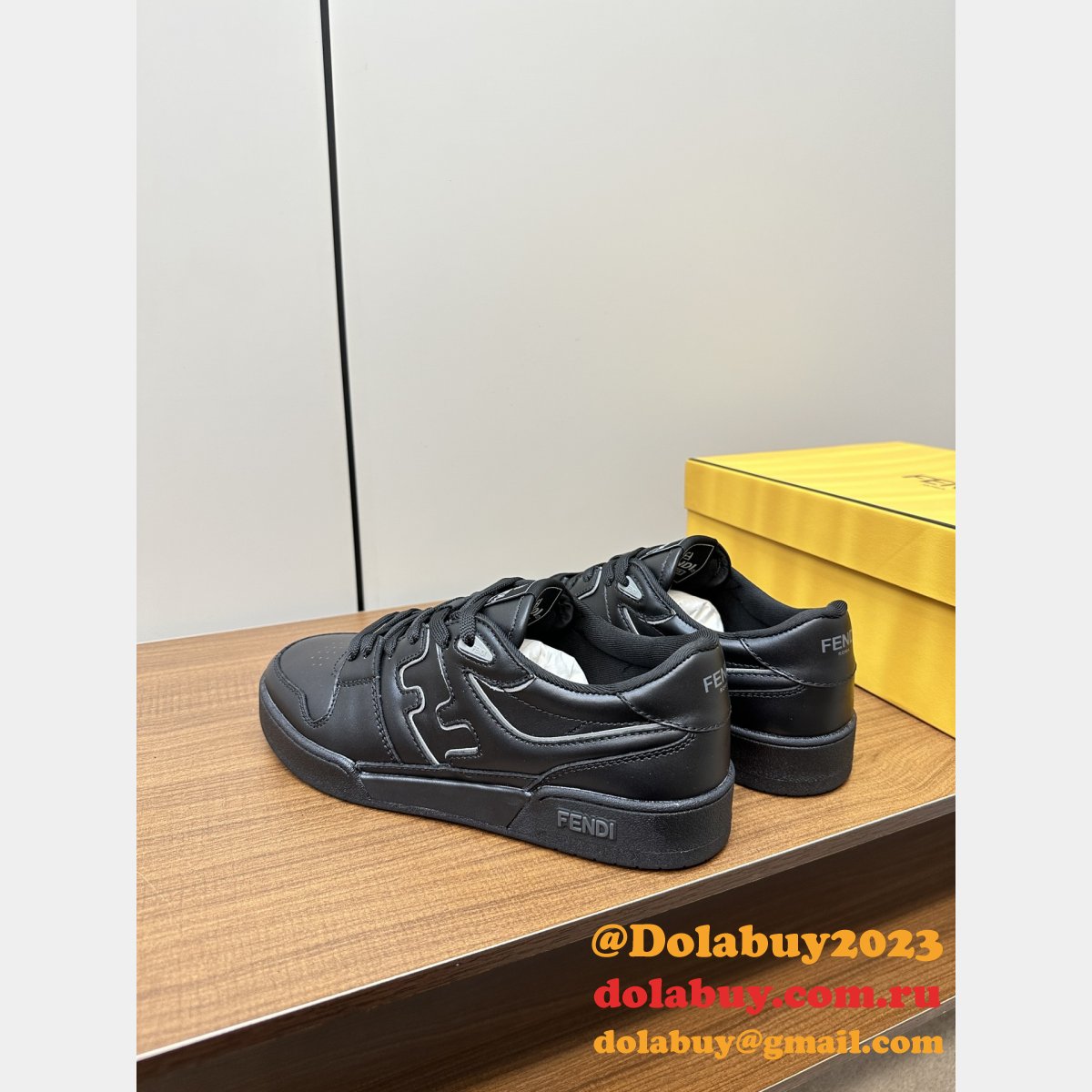 Fendi Match Low-Top Sneakers