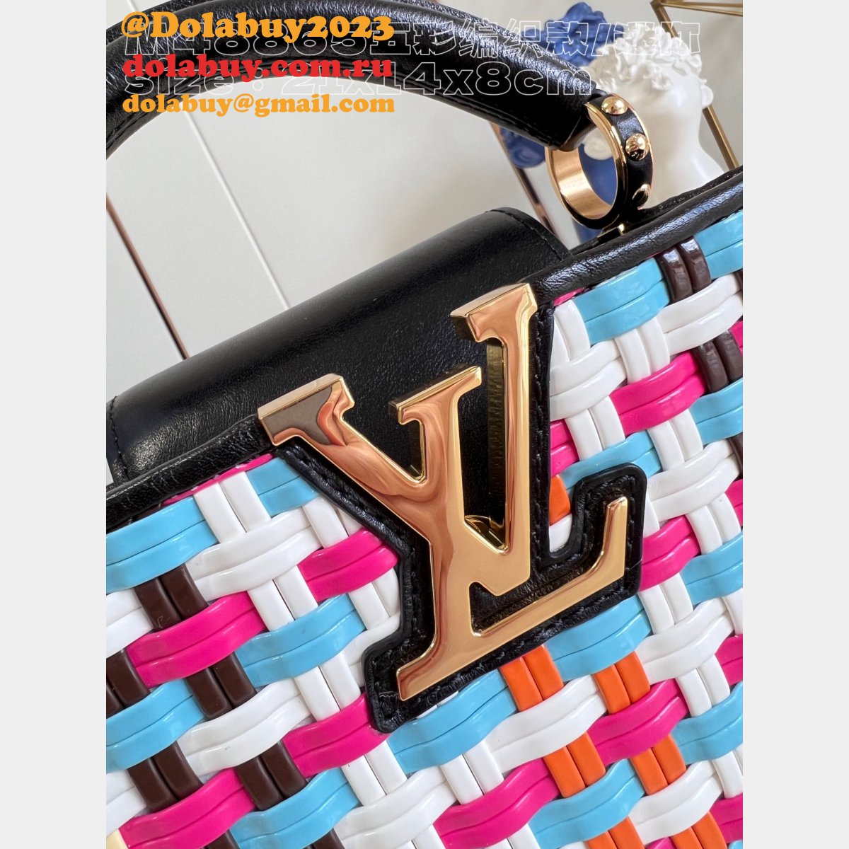 Fashion M48865/M22270 The Capucines Louis Vuitton Replica Bag