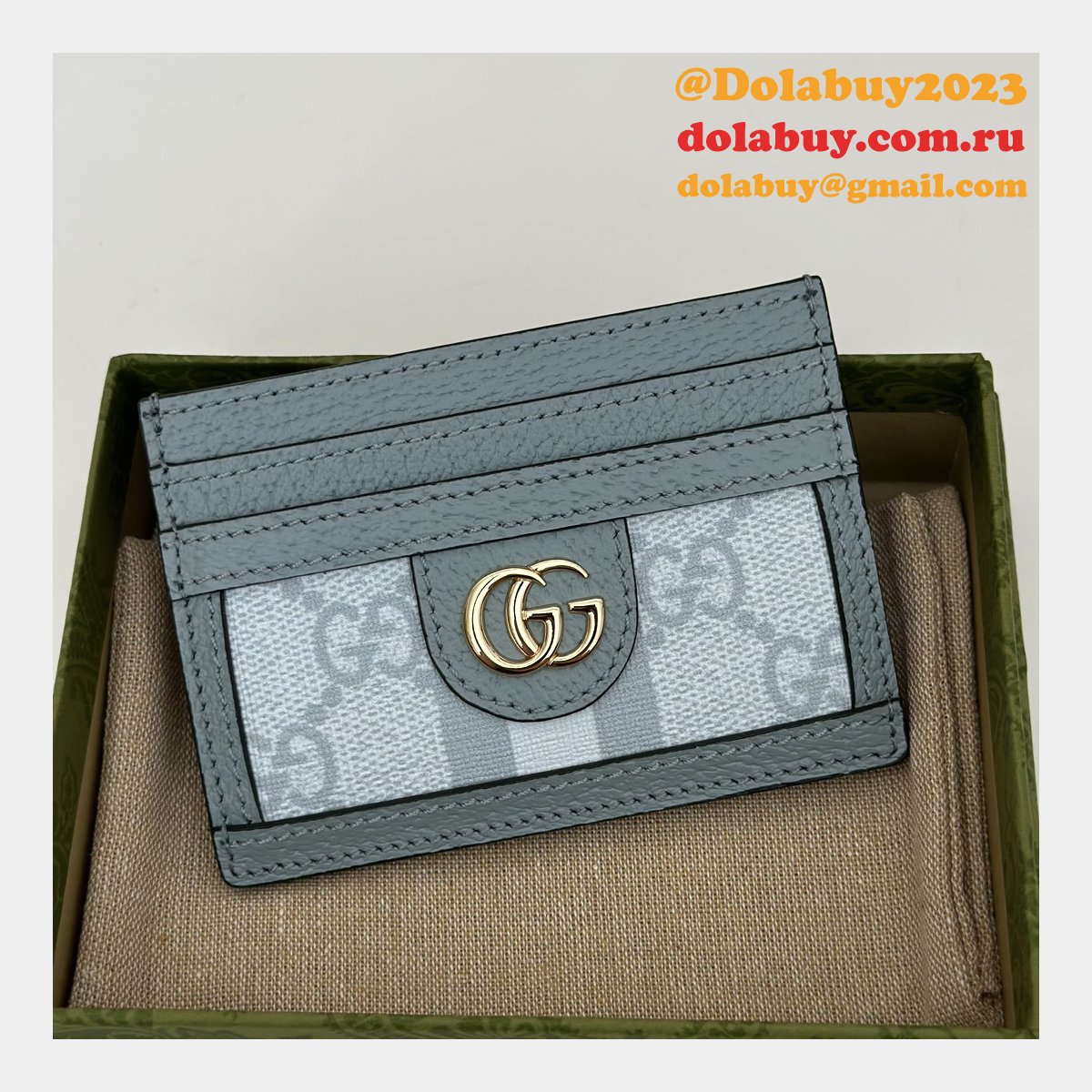 GG Supreme Ophidia Duplicate Card Case 523159 Inspired Gucci Bag