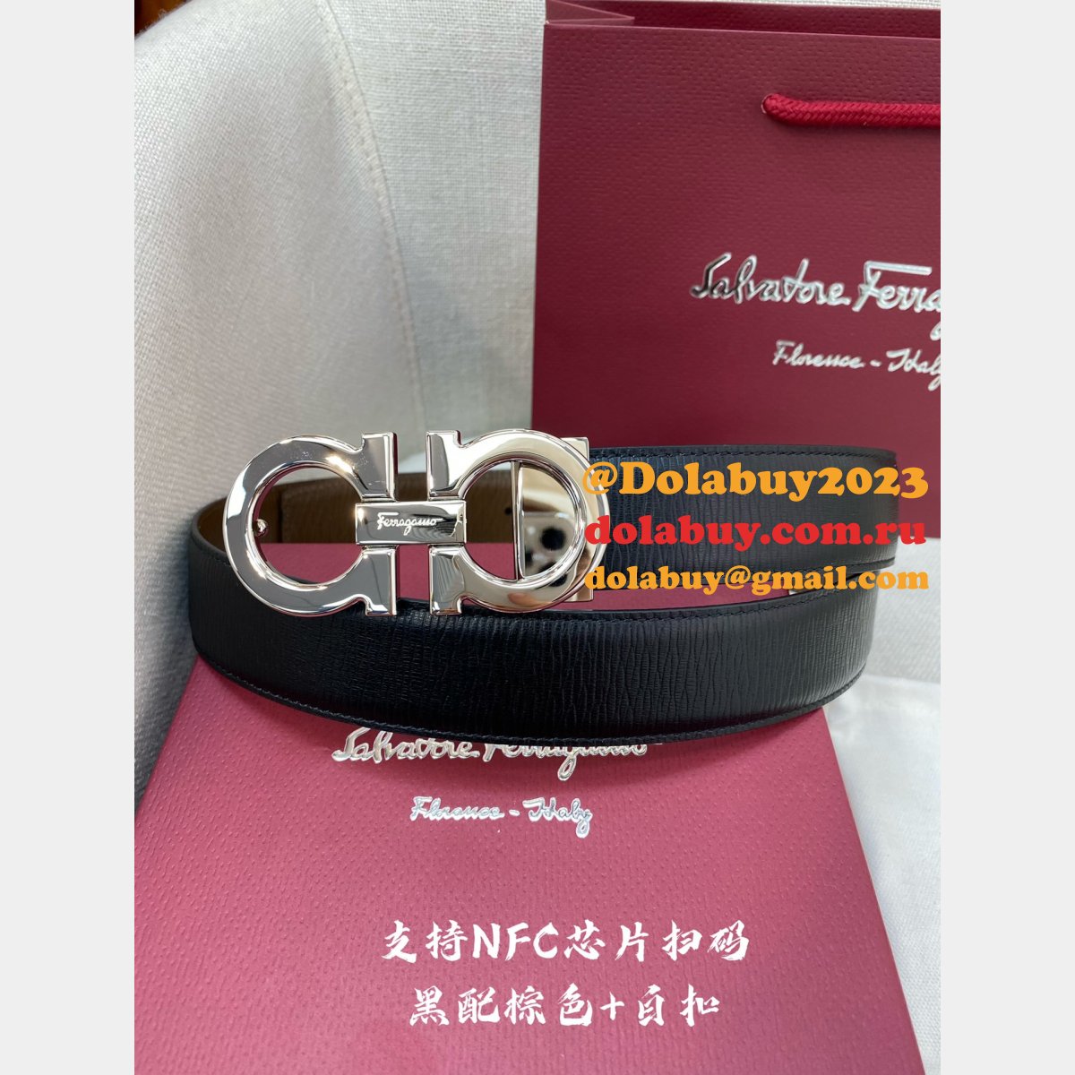 Fashion Cheap FERRAGAMO BELT 35MM ONLINE