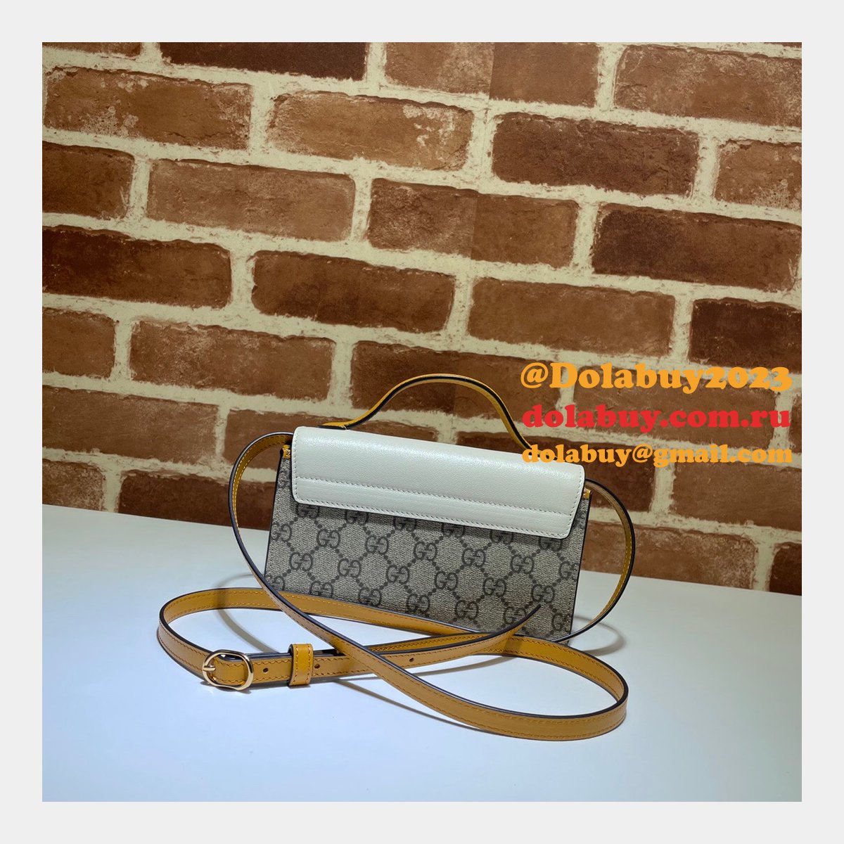 Gucci Replica 7 Star 652683 Padlock mini bag GG Supreme Cheap