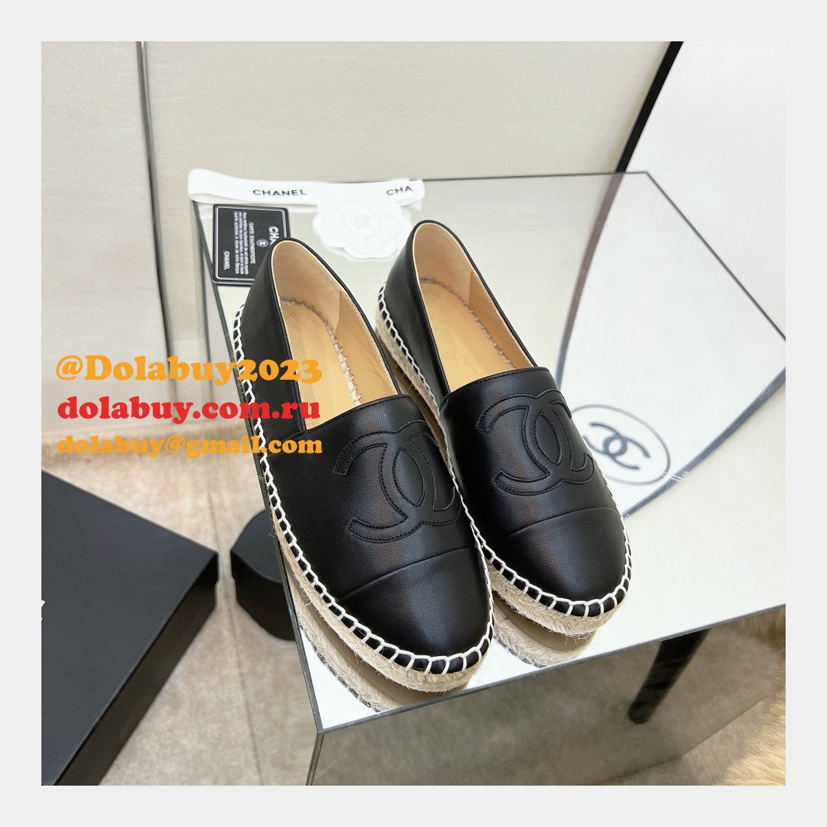High Quality CC Designer ESPADRILLES SHOES