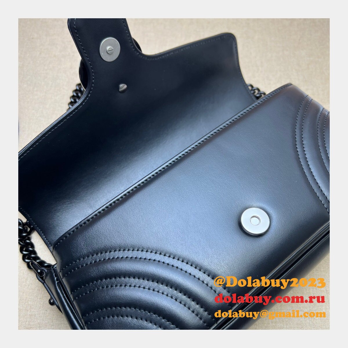 G*u*i 1:1 high quality replica gg marmont shoulder 734814 bag