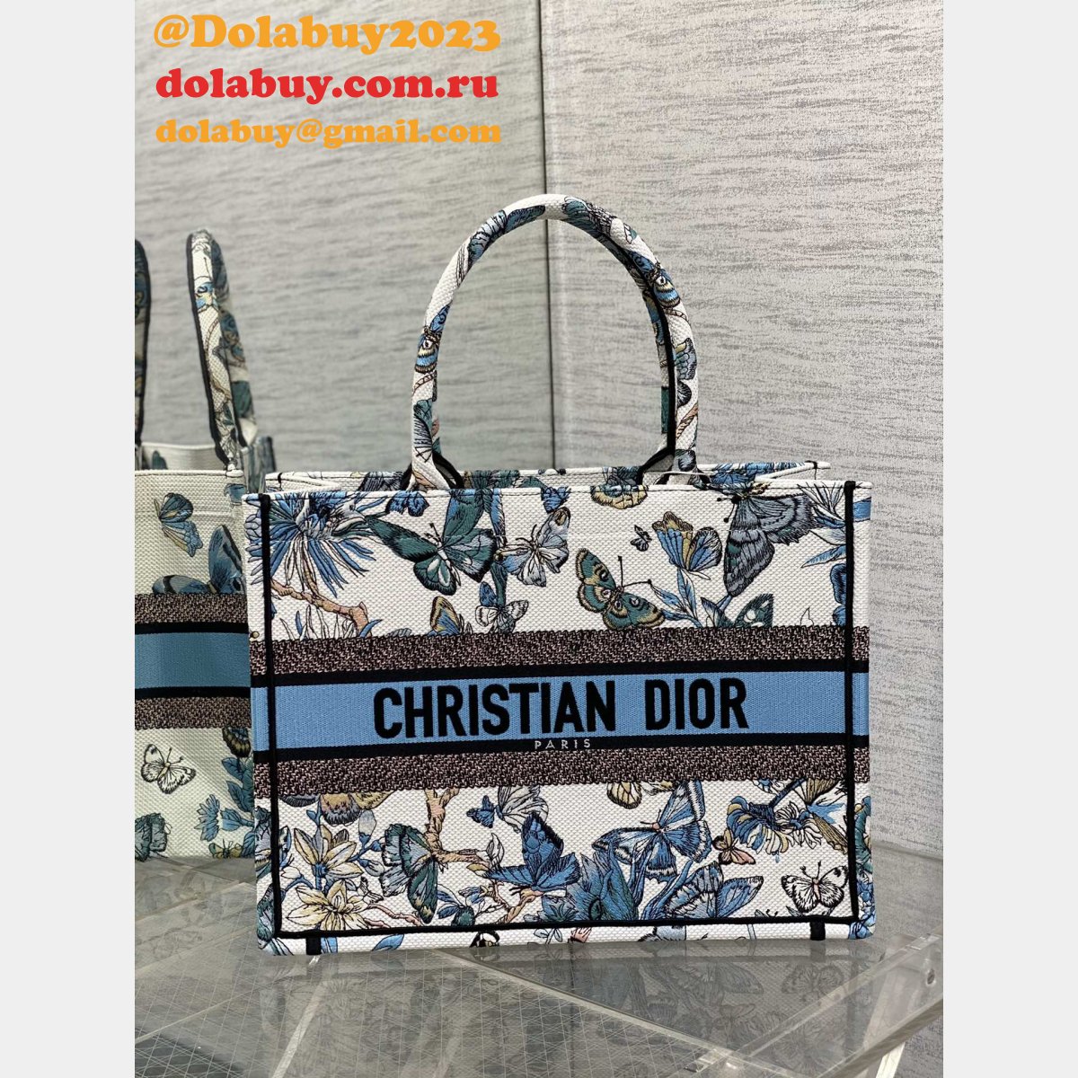 Top Quality Dior CD Book Tote 26/36/41CM Replica Handbags On Sale