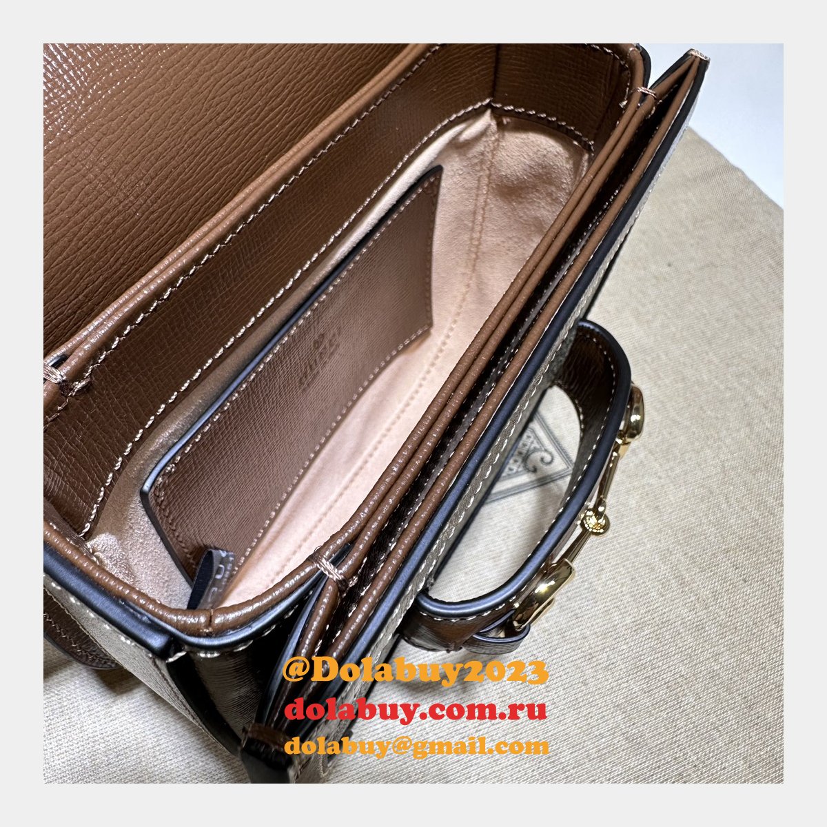 Gucci Duplicate Horsebit 1955 Rounded Belt 760198 High Quality Bag