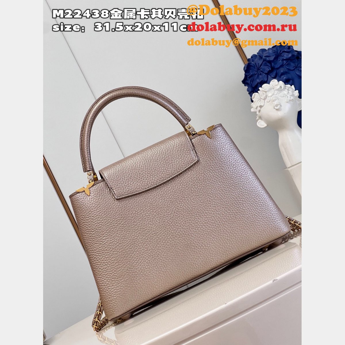 Capucines Shop Replica Louis Vuitton M22436 M22437 M22438 Bag