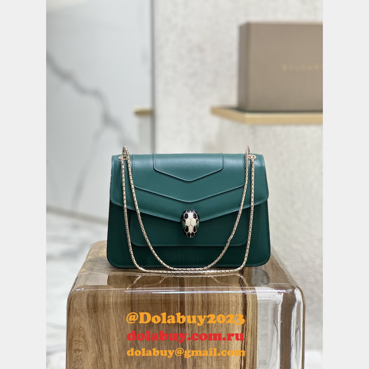 Duplicate BVLGARI SERPENTI FOREVER Crossbody Bags 289676