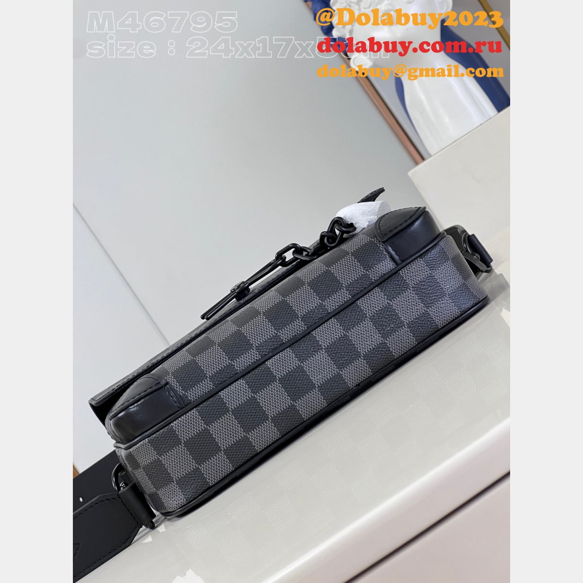 Steamer Messenger Louis Vuitton Knockoff Eclipse M46795 Men