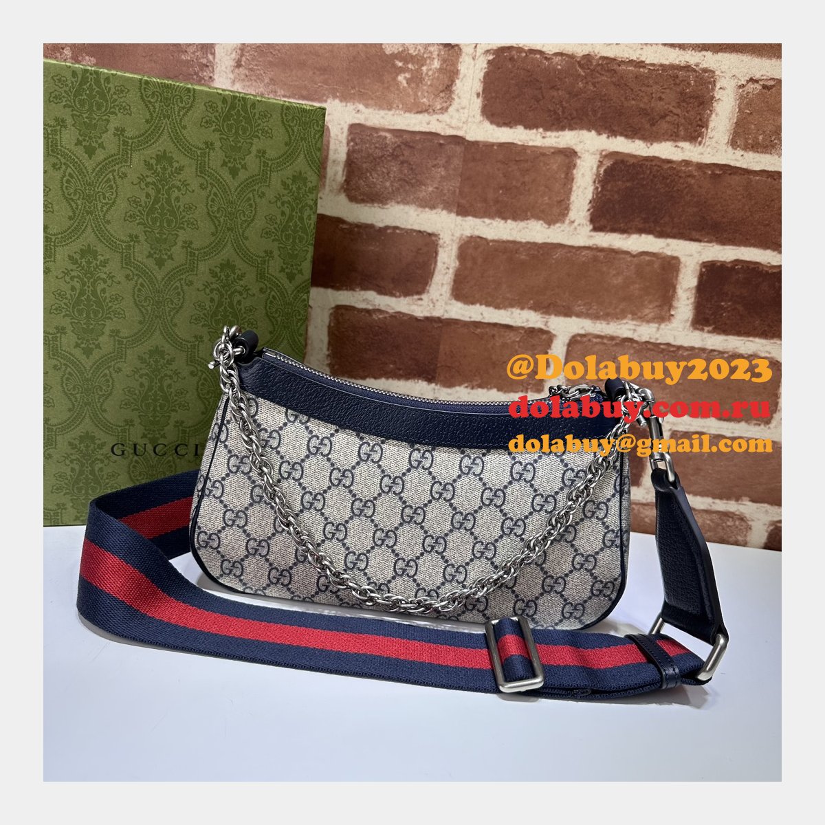 high quality duplicate ophidia crossbody gg small 735132 G*u*i handbag