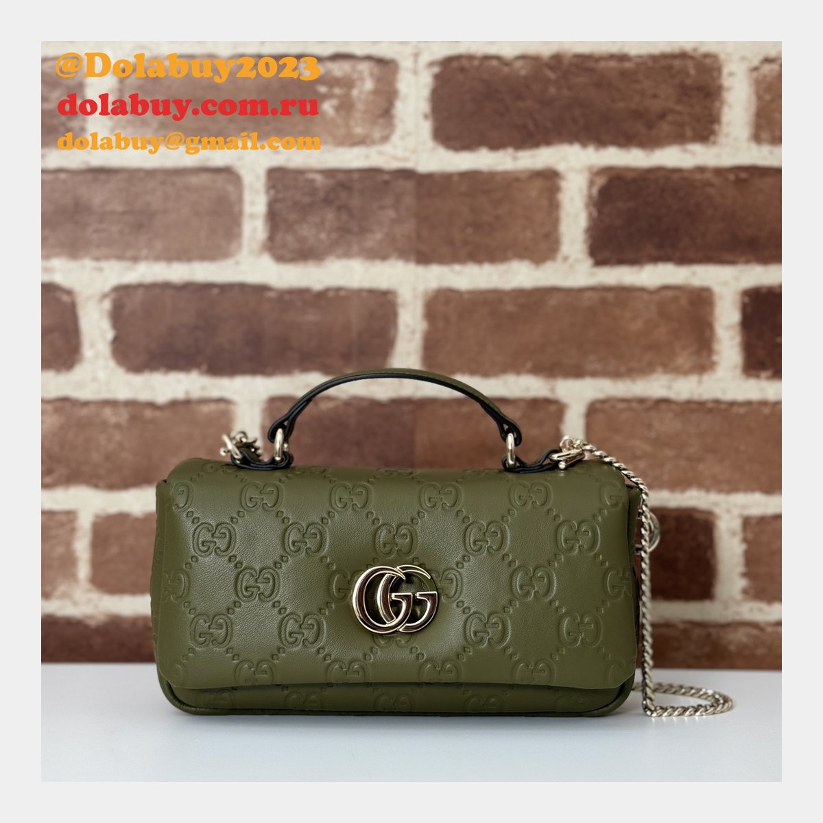 Gucci Duplicate GG Milano 806017 Top Handle High Bag