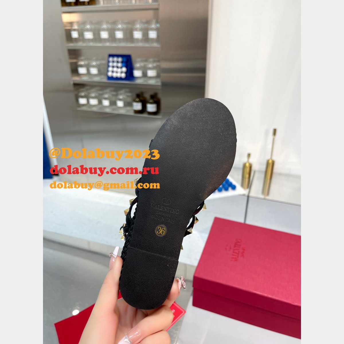 Wholesale 7 Star VALENTINO REPLICA High Quality SANDALS SHOES