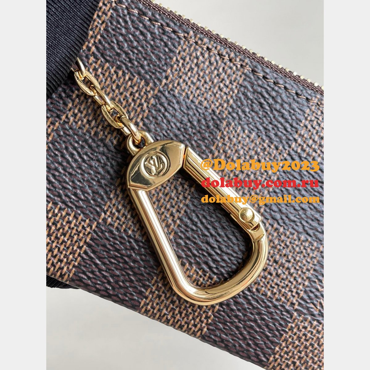 Louis Vuitton Luxury Key Pouch Monogram M62650 Keychain Wallet