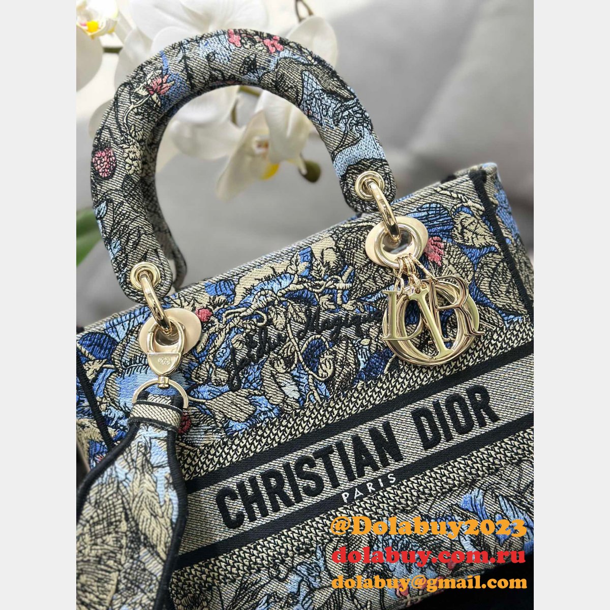 Christian Dior Replica Designer Lady Dior 24cm Handbag