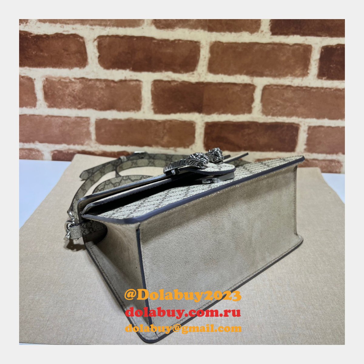 Perfect Gucci 739496 Luxury Dionysus top handle Fake bag