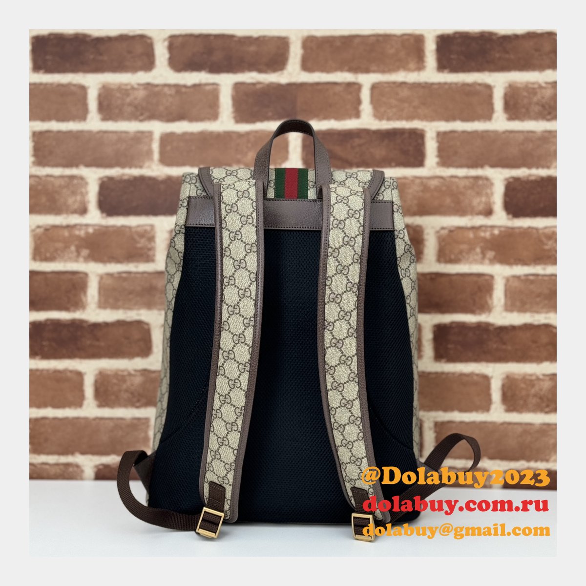 Gucci Wholesale Fake Ophidia Large GG Backpack 792104 Bag