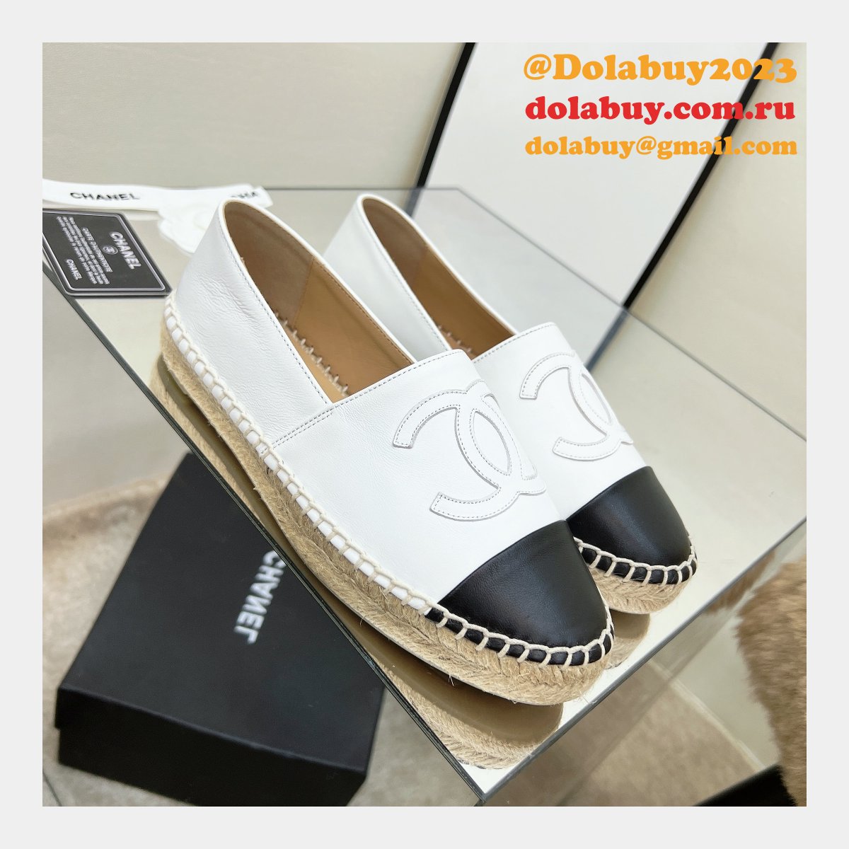 High Quality CC Designer ESPADRILLES SHOES