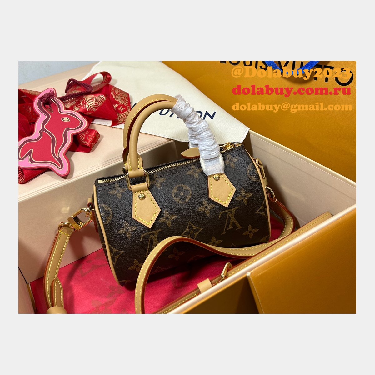 Nano Speedy M82624 Designer Louis Vuitton Replica Bag