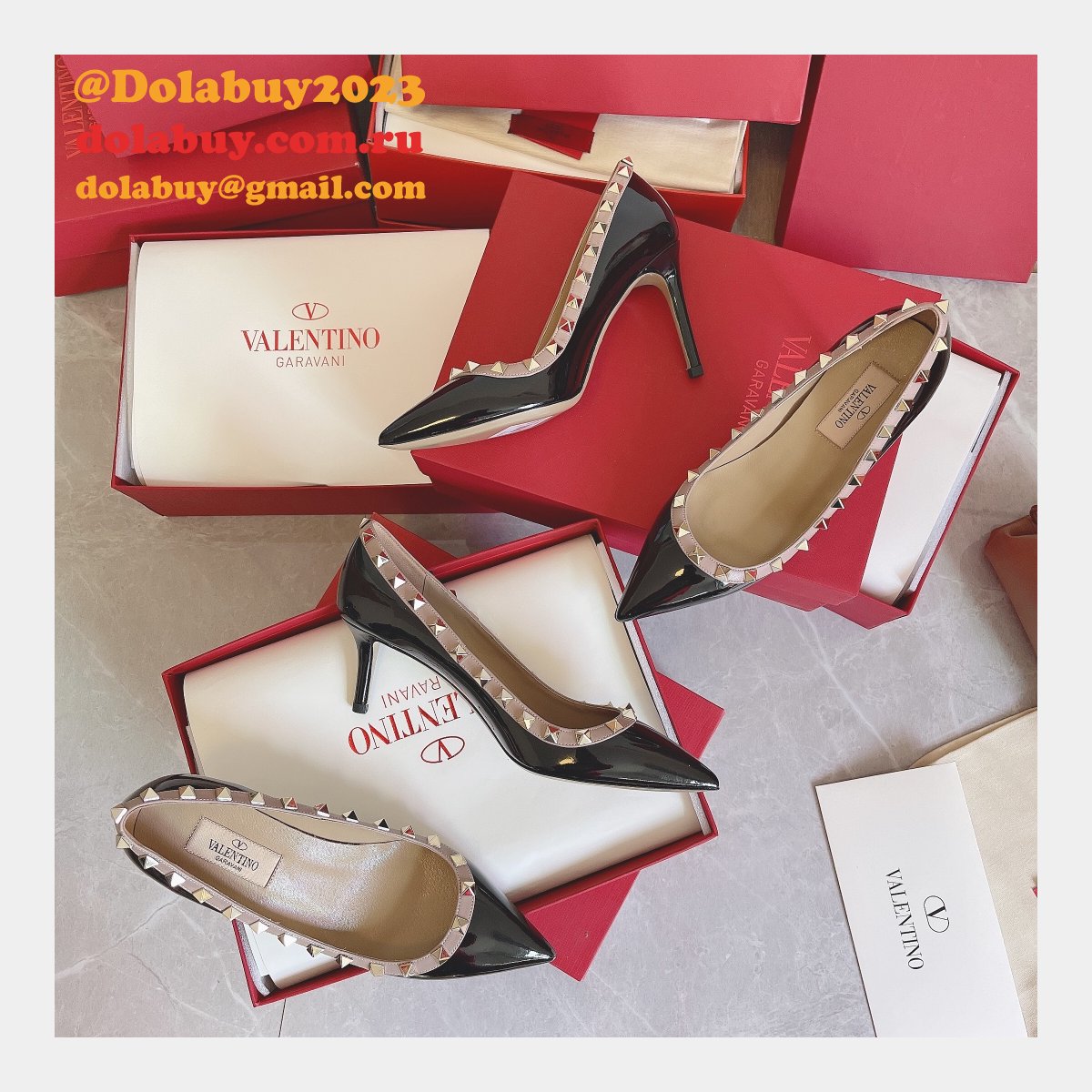 How Every Designer Fake Valentino Rockstud Pumps