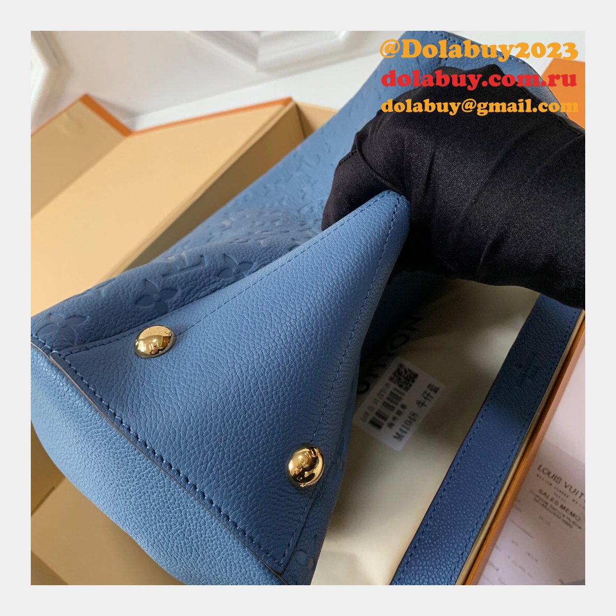 Louis Vuitton Top Quality M41048/M42746/M44931 Montaigne MM Monogram Empreinte Leather