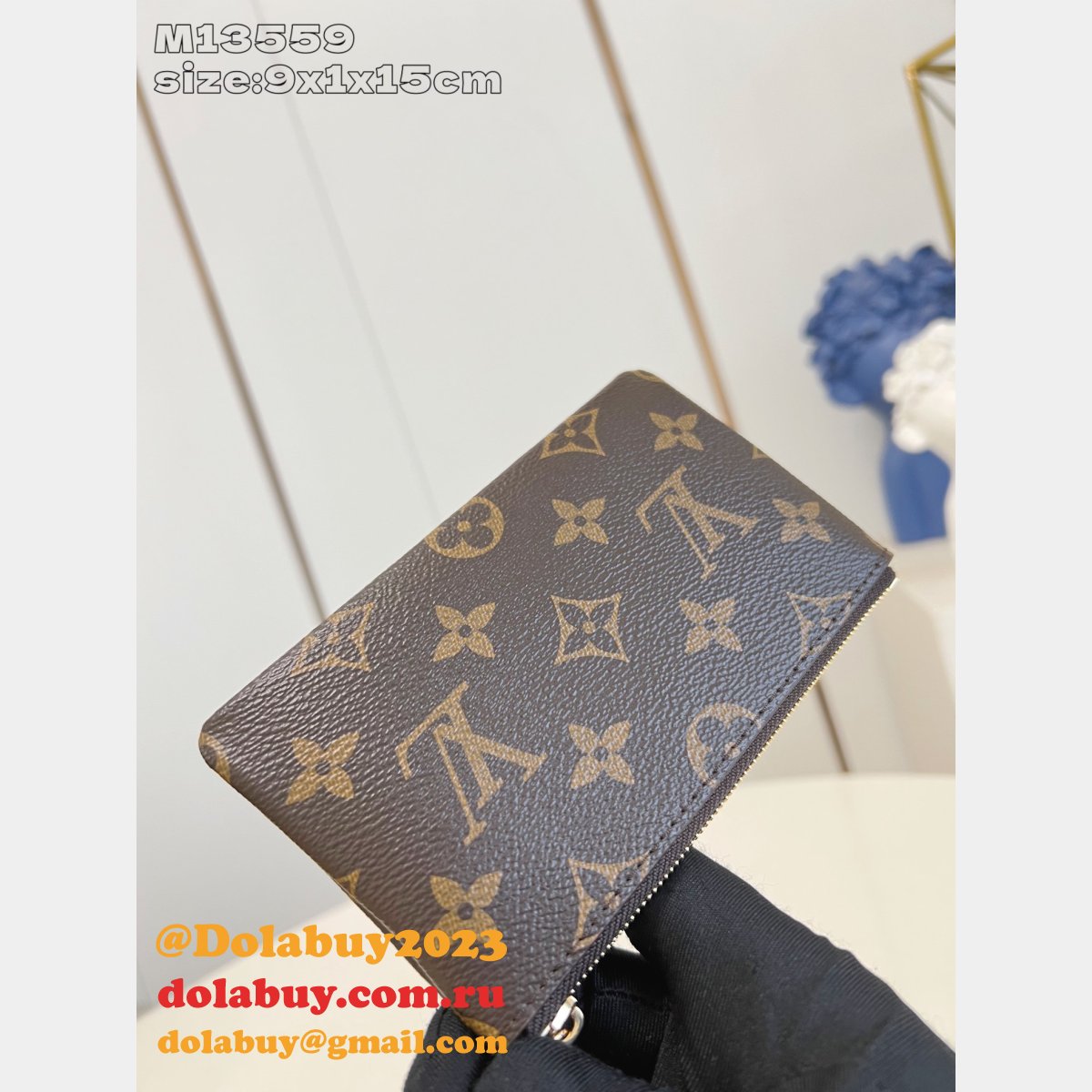 Louis Vuitton Key Pouch S Monogram Canvas M13559 Top Quality Bag